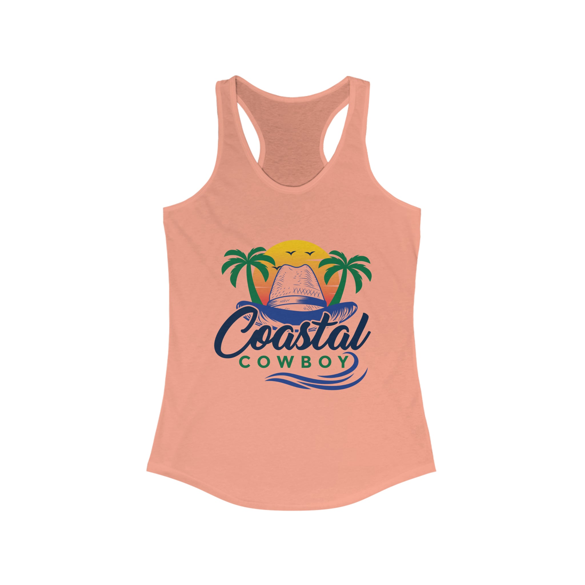 Coastal Cowboy Logo Racerback Tank