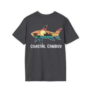 Shark Silhouette Unisex Soft Tee