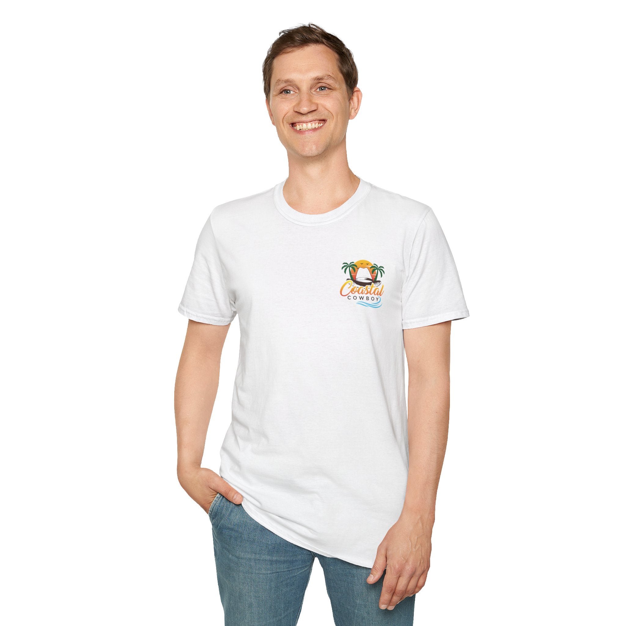 Born To Beach-Unisex Softstyle T-Shirt