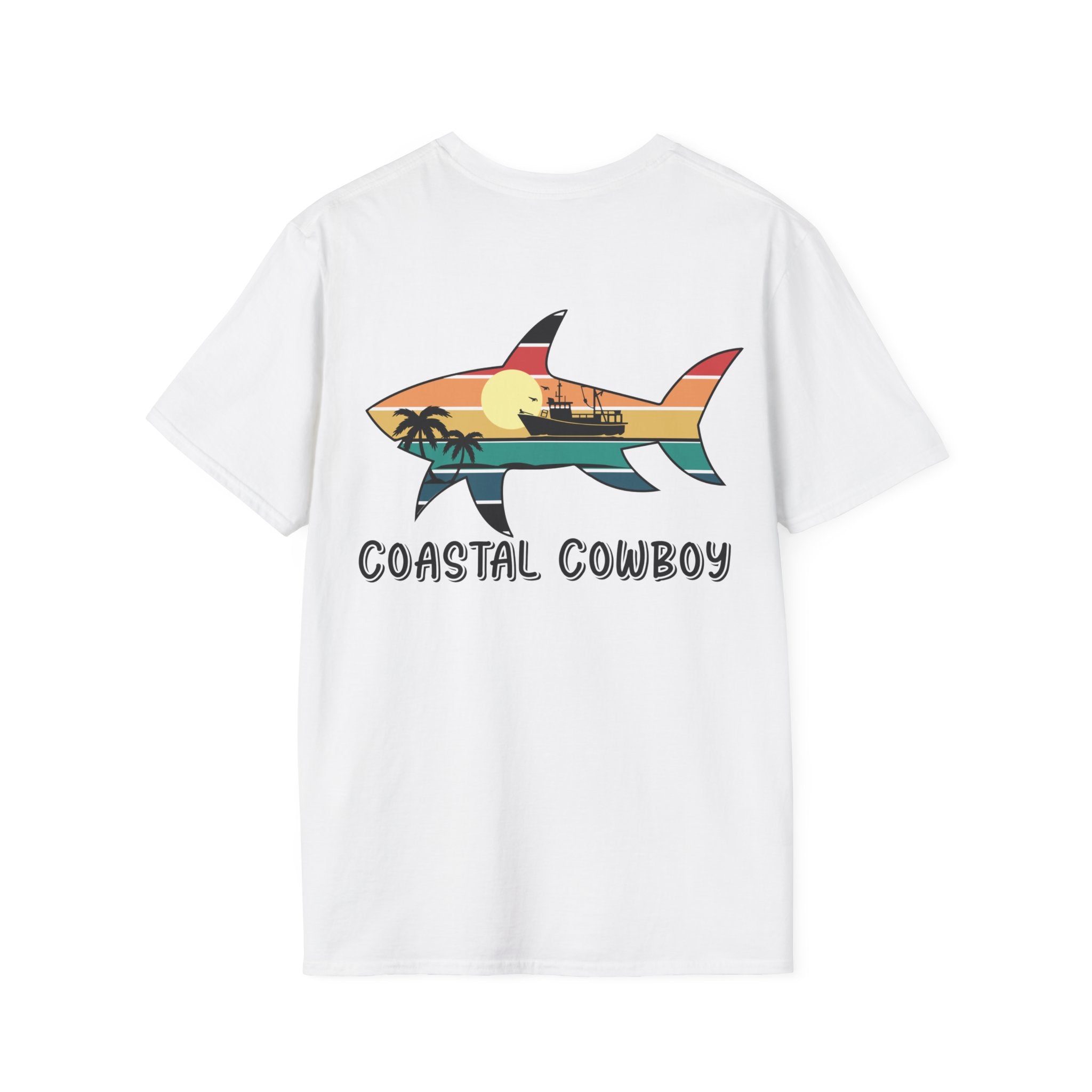 Shark Silhouette Unisex Soft Tee