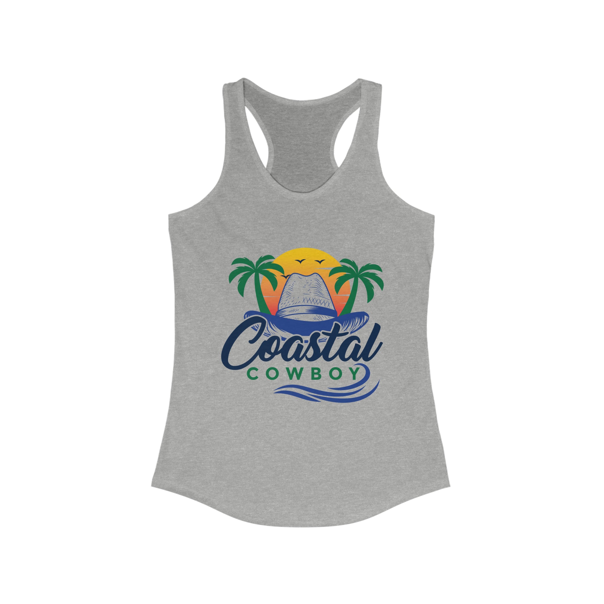 Coastal Cowboy Logo Racerback Tank