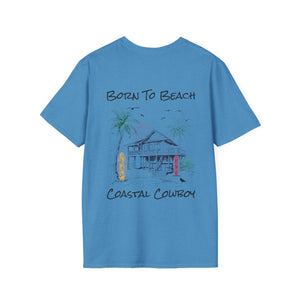 Born To Beach-Unisex Softstyle T-Shirt