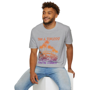 Tan & Topless Jeep Unisex Softstyle T-Shirt