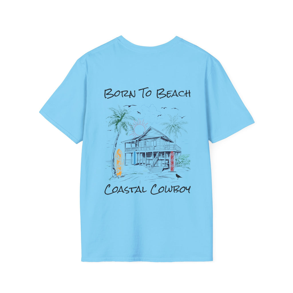 Born To Beach-Unisex Softstyle T-Shirt