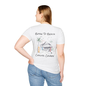 Born To Beach-Unisex Softstyle T-Shirt