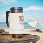 Coastal Cowboy Logo-Travel Mug with Handle, 14oz