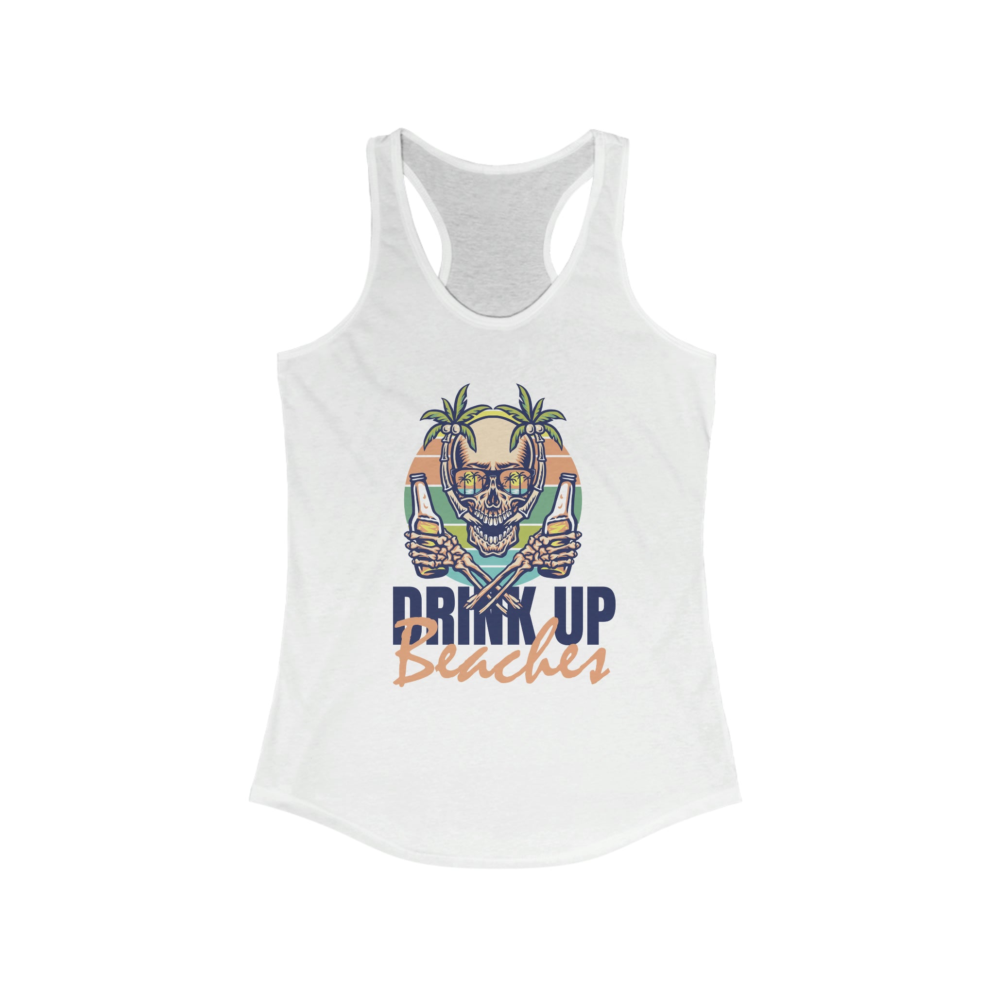 Women's Racerback Tank-Drink Up