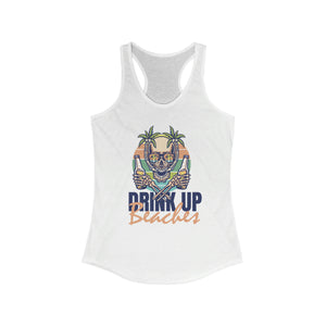 Women's Racerback Tank-Drink Up