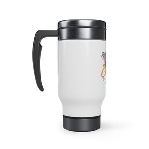 Coastal Cowboy Logo-Travel Mug with Handle, 14oz